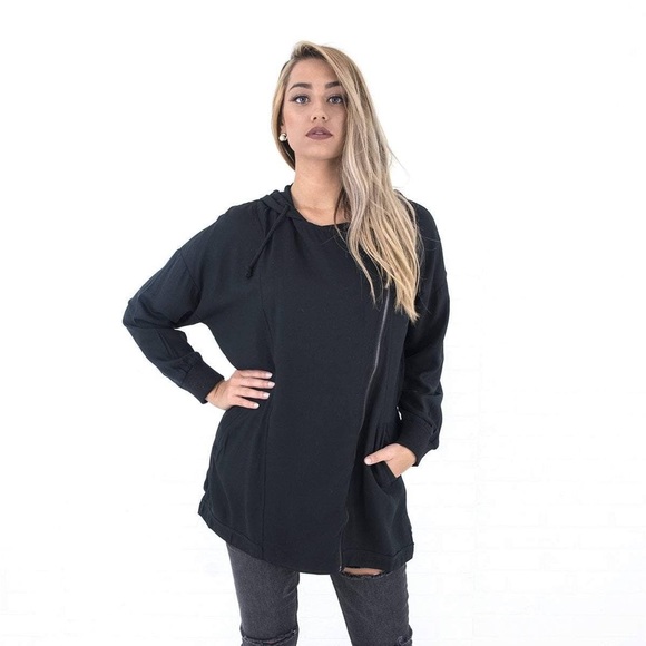 JACK by BB Dakota storm chaser anorak in black - Picture 2 of 5